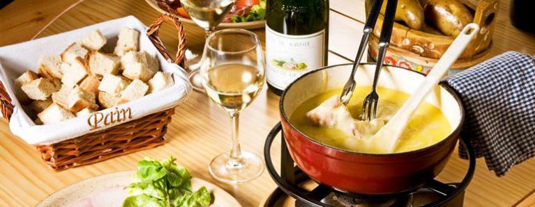 Fondue savoyarde au comté