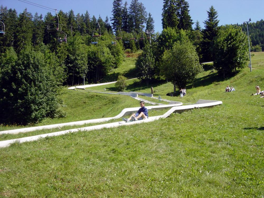 La piste de luge d'été