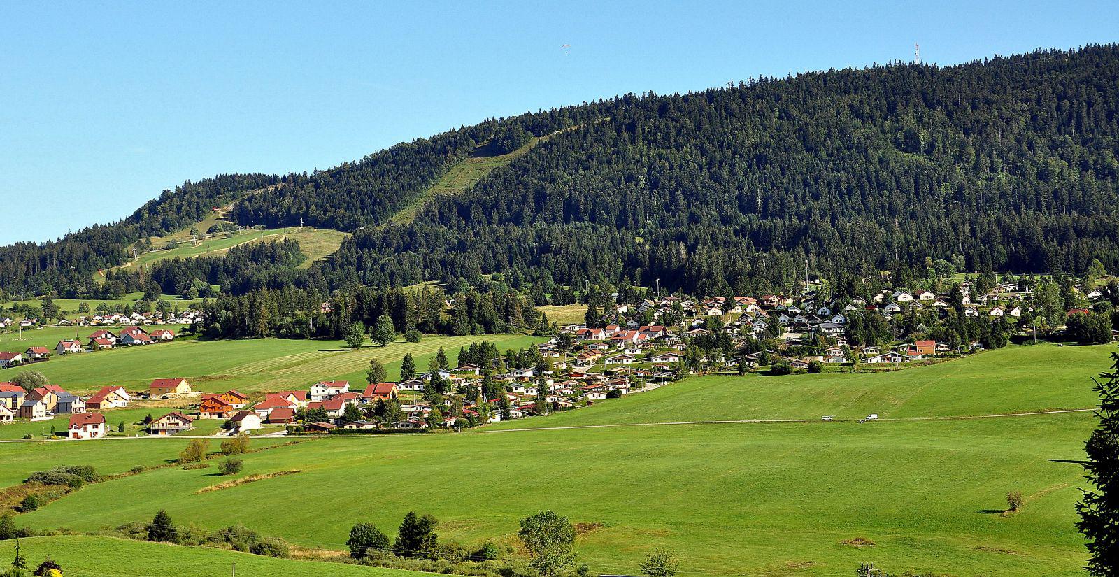 Vue générale sur le village de Métabief